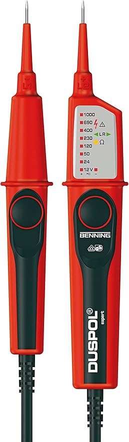 Benning DUSPOL expert Spannungsprüfer (zweipolig, CAT IV)