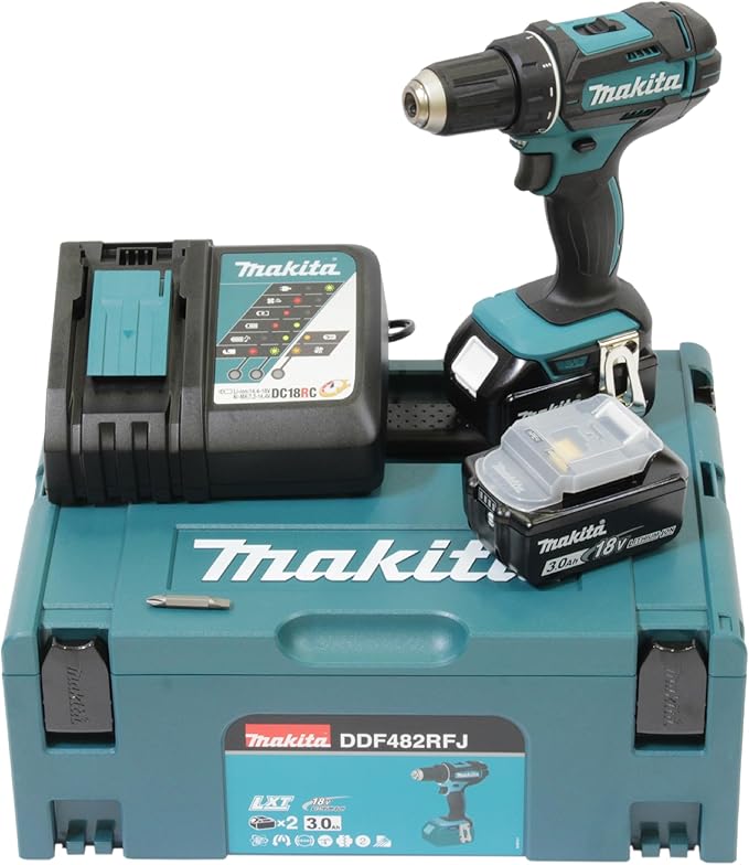 Makita DDF453RFE Akkuschrauber (18V, 2x 3,0 Ah)