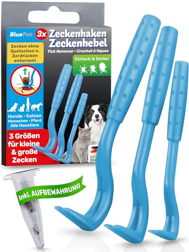 BluePet Zeckenhaken 3er-Set (verschiedene Größen)
