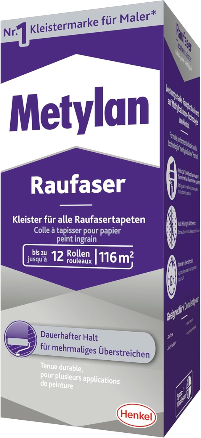 Metylan Spezial Kleister für Raufaser und schwere Tapeten (200 g)