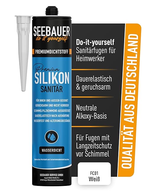 Ceresit CS 25 Sanitärsilikon (300 ml, fungizid, transparent)