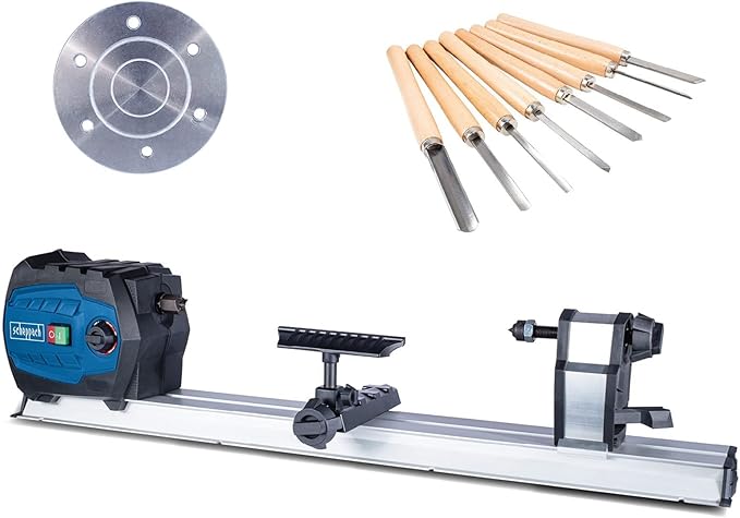 Scheppach DM460T Drechselbank (550 W, 460 mm Spitzenweite)