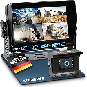 LUIS R7-S Rückfahrkamera-System (1080p, 7 Zoll Monitor, Kabel)