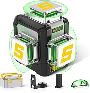 DeWalt DCE089D1G Kreuzlinienlaser Grün (3x360°, 10,8V Set)
